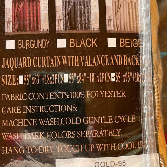 Luxury Window Curtains New - Picture 6 of 6